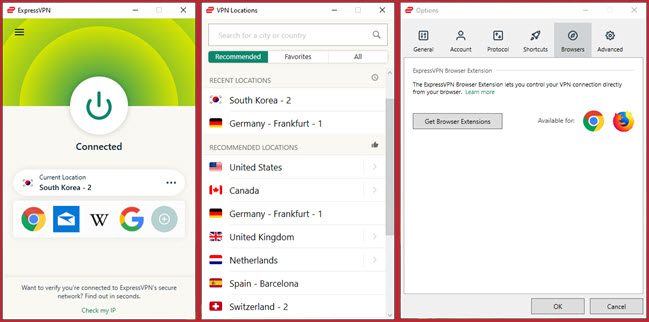 ExpressVPN app - South Korea