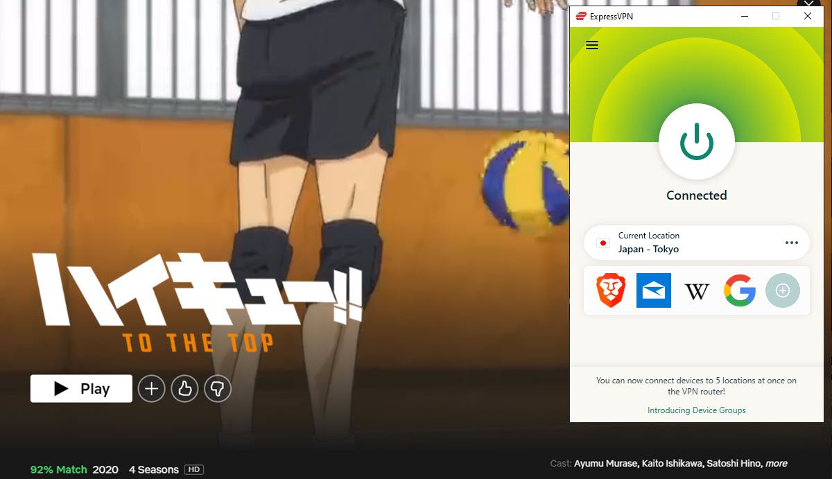 How to watch Haikyuu all 4 Seasons on Netflix from any country