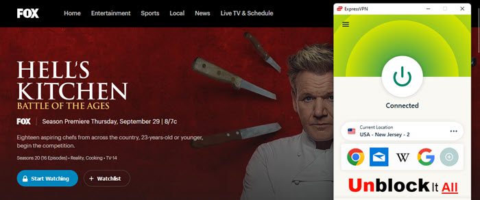 Hell's Kitchen with ExpressVPN