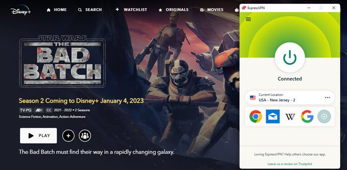 Star Wars: The Bad Batch with ExpressVPN